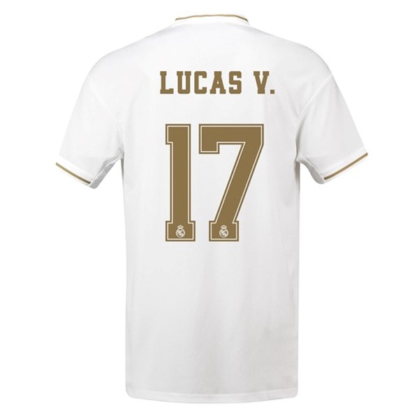 Camiseta Real Madrid NO.17 Lucas V. 1ª 2019-2020 Blanco